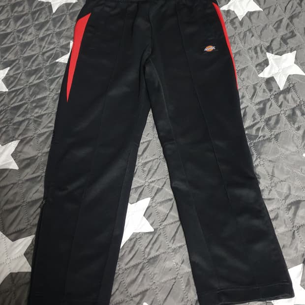 디키즈 빈티지 사이드집업 트레이닝 팬츠 블랙 (S)