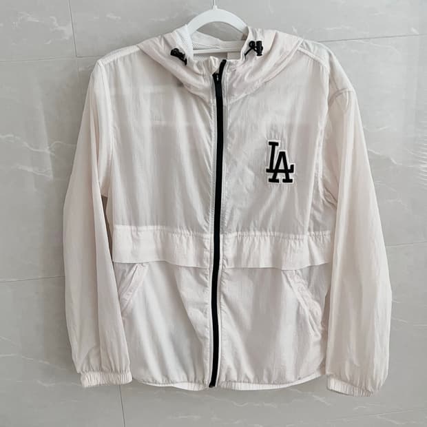 MLB 나일론 자켓 여름 바람막이 아이보리