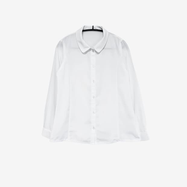 Minimal Blouse - White 상품이미지1