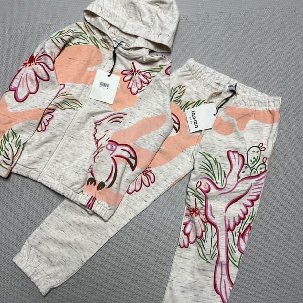 겐조 키즈 아동 후드집업 바지 세트 8A 새상품