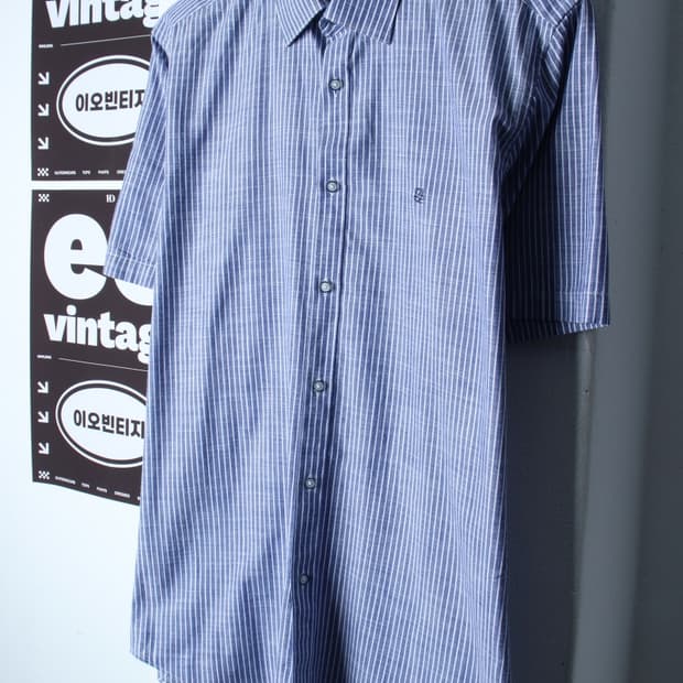 (2XL) 루이가또즈 반팔 카라 티셔츠 셔츠 남방 빅사이즈-H35353