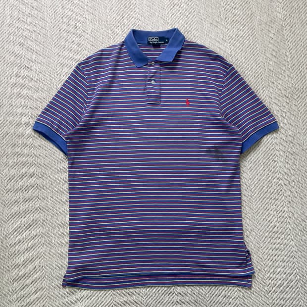 폴로랄프로렌 멀티 스트라이프 PK 폴로셔츠 