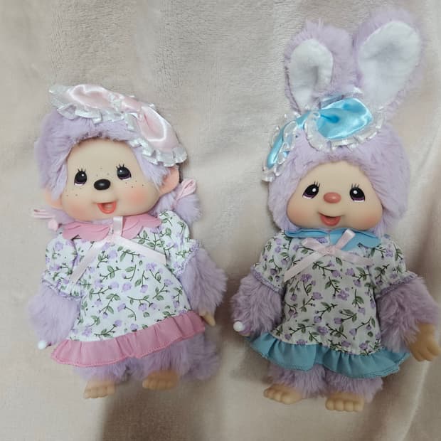 세트) 홍콩 시크릿가든 몬치치 치무탄 인형 세트