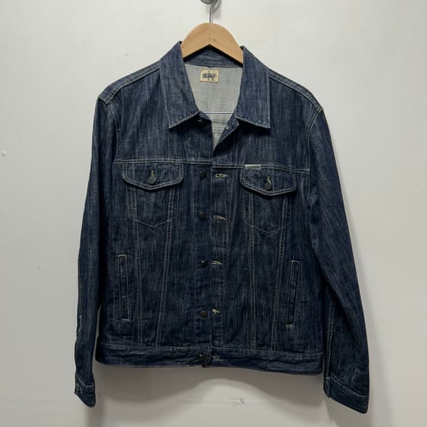 CK 켈빈클라인 여성 진청자켓 XL