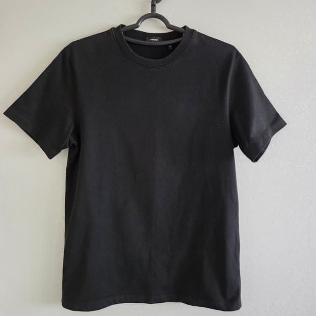 띠어리 블랙 반팔티셔츠 