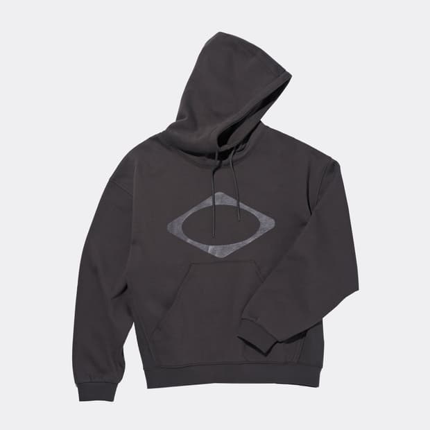 미스치프 롬버스 ribbed 후드티 차콜 L사이즈 판매합니다