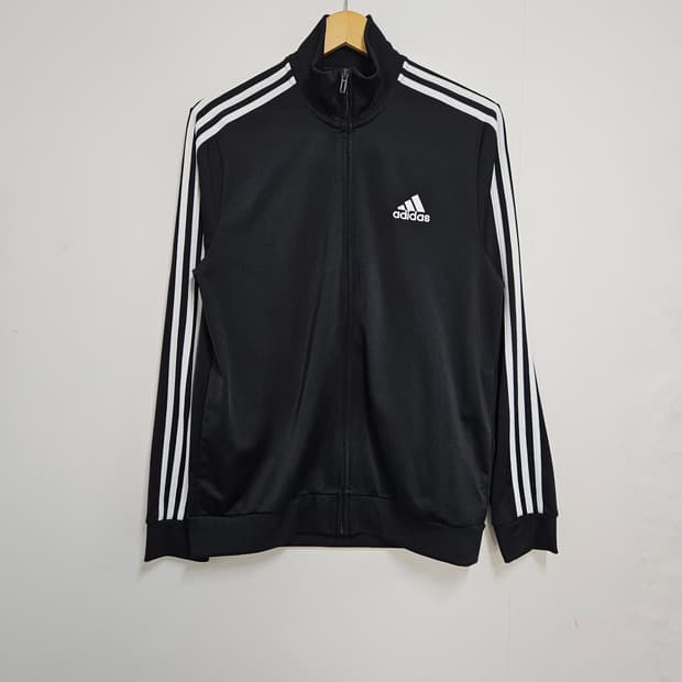 아디다스 검흰 블랙 져지 트랙탑 XL 95