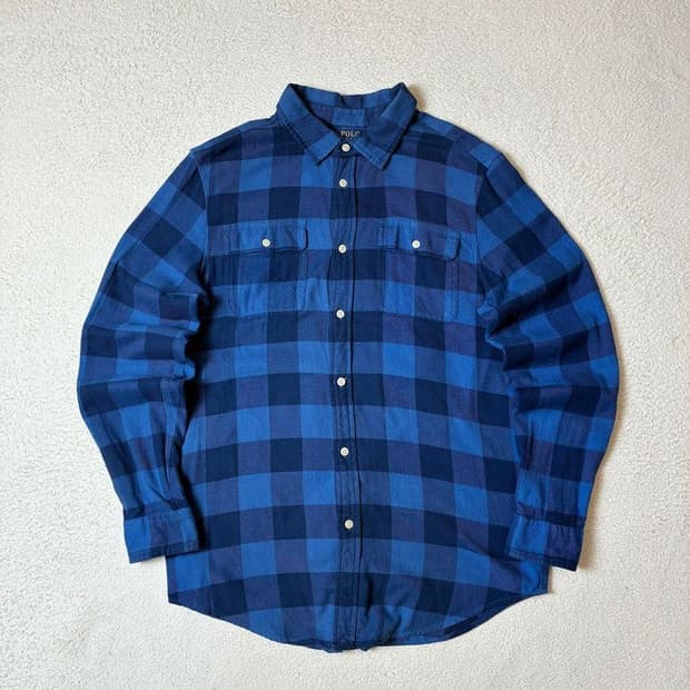 폴로 랄프로렌 투포켓 아메카지 체크 셔츠 PN7631