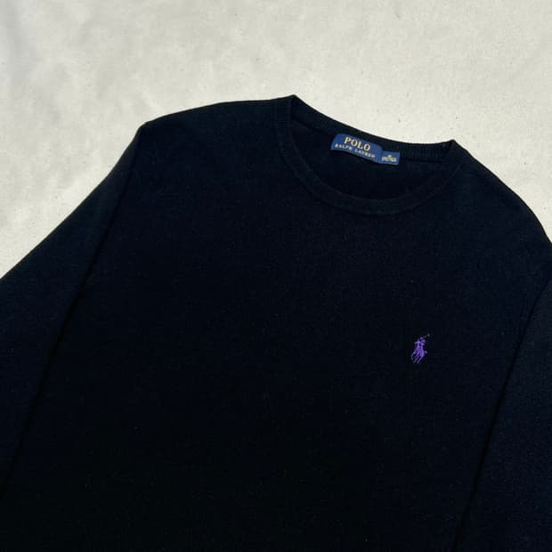 M 폴로랄프로렌 블랙 니트