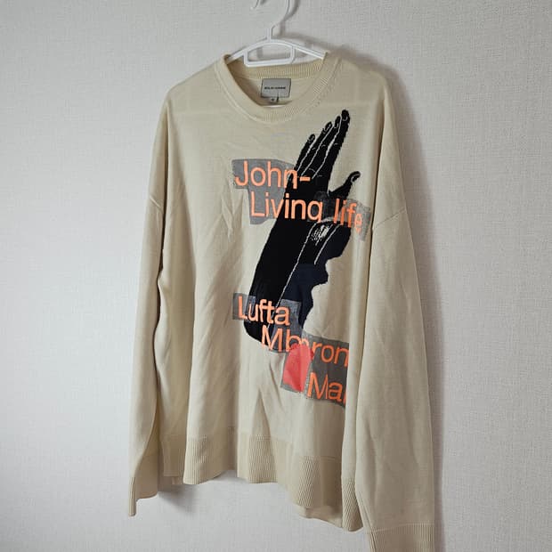 솔리드옴므 실크 경량 니트 스웨터 48 (100)