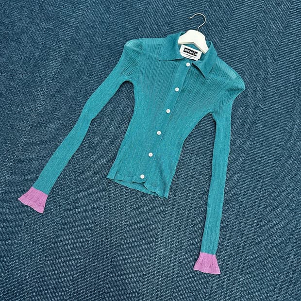 [여성S] 잉크 EENK 플리츠 셔츠