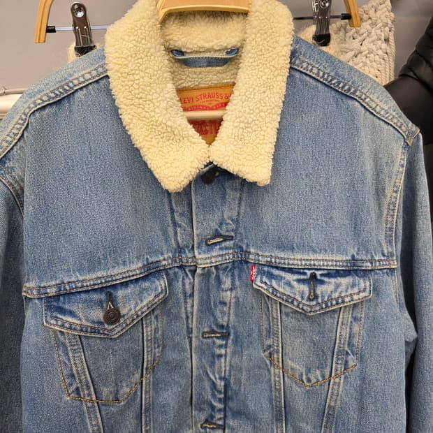 리바이스 쉐르파 데님 자켓 L