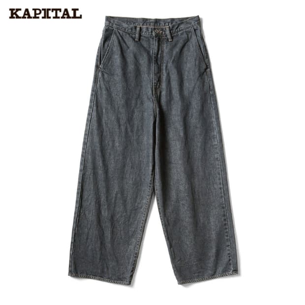 캐피탈 14oz 포트 배기진 흑청 2 사이즈