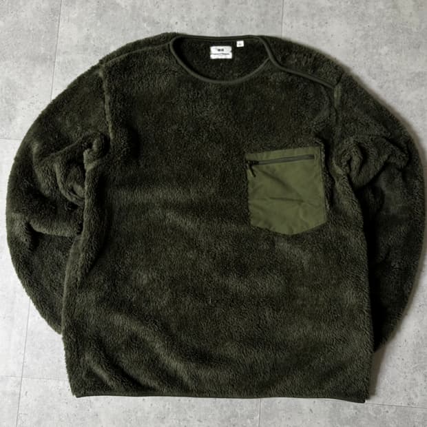 유니클로 x 엔지니어드 가먼트 플리스 스웻셔츠 L