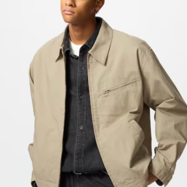 유니클로 집업 블루종 (새상품)