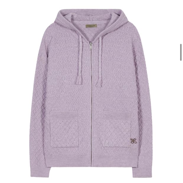 마틴플랜 후드 니트 집업