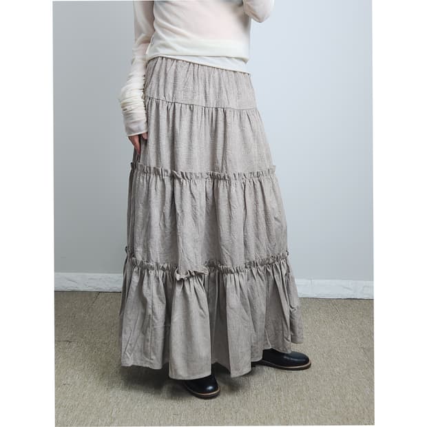 캉캉 롱 스커트