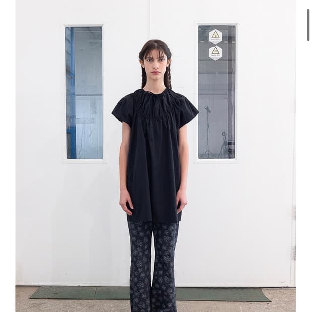 버뮬라 라인 부츠컷 데님팬츠 블랙