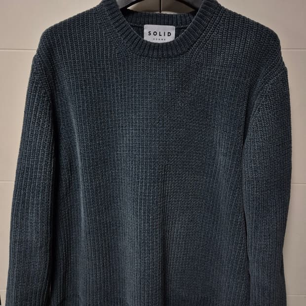 (48) 솔리드옴므 벨벳 니트