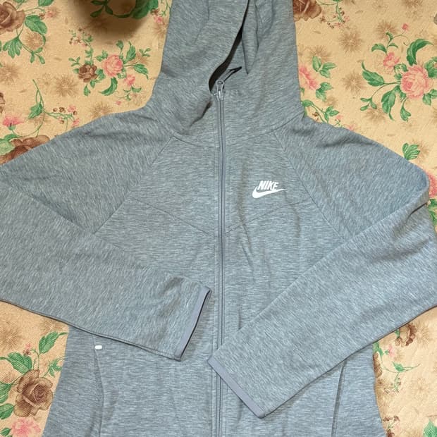 나이키 후드집업 그레이