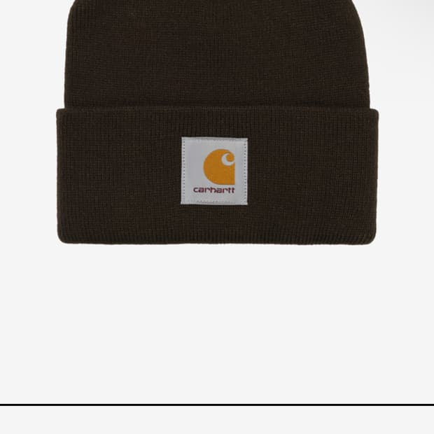 칼하트wip 쇼트 와치 햇 토바코