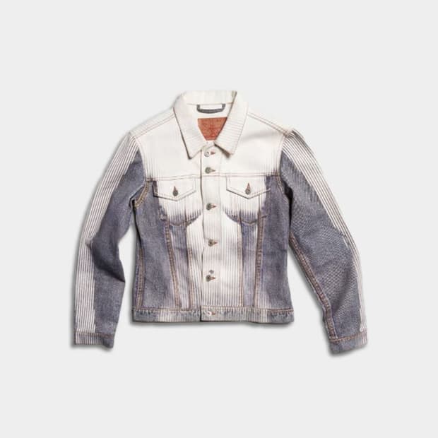 와이프로젝트 장폴고티에 콜라보 프린팅 데님 자켓