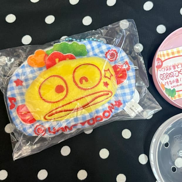 산리오 신상 sanrio 한교동 오므라이스 삑삑이 인형키링 가챠
