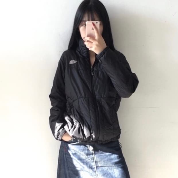 노스페이스 쉐르파 경량패딩