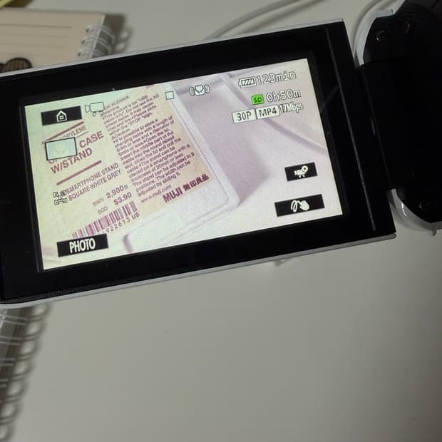 Canon iVIS HF R52 캠코더 화이트 (SD카드/충전기 포함)