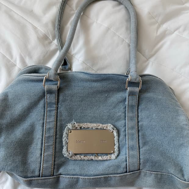 마뗑킴 스포티 토트백 데님