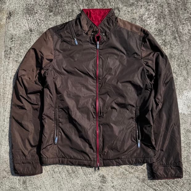 00s Gucci Nylon Bomber Jacket