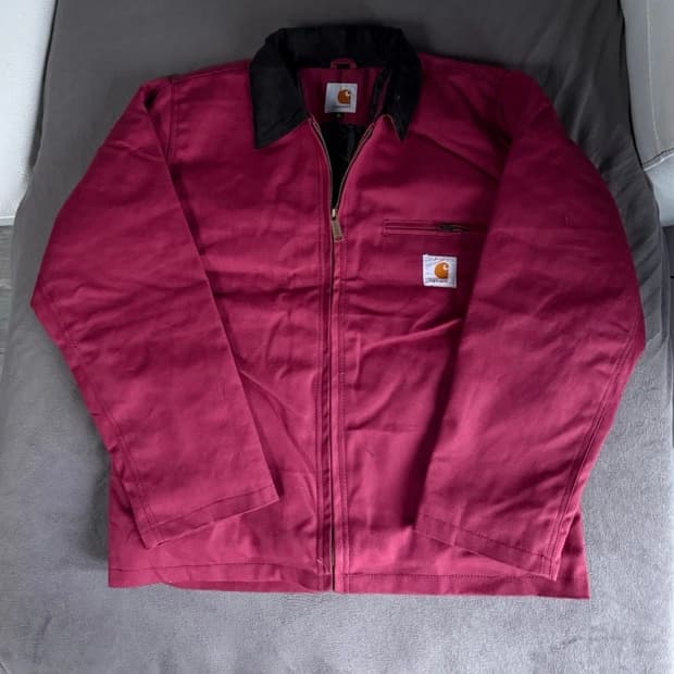 Carhartt Red Detroit Reworked Jacket