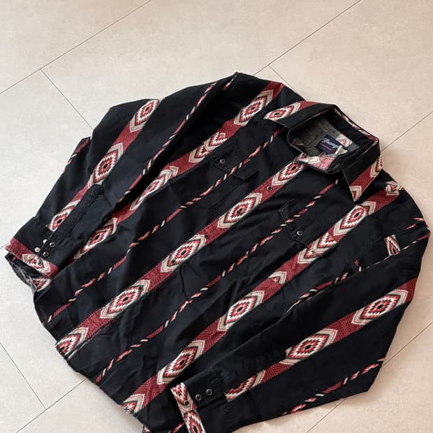 90s Wrangler 나바호 웨스턴셔츠