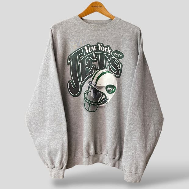 (XL)빈티지 New York Jets 뉴욕제츠 스웨트셔츠 맨투맨