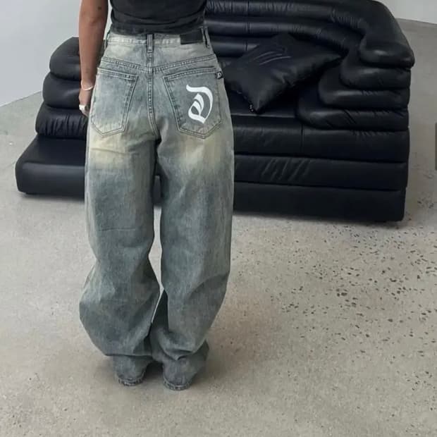 오도어 데님 팬츠 2 사이즈
