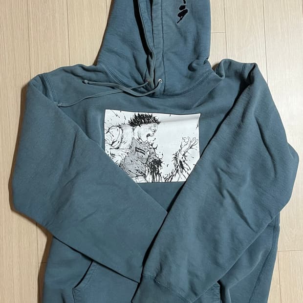 슈프림 아키라 후드 17fw 슬레이트