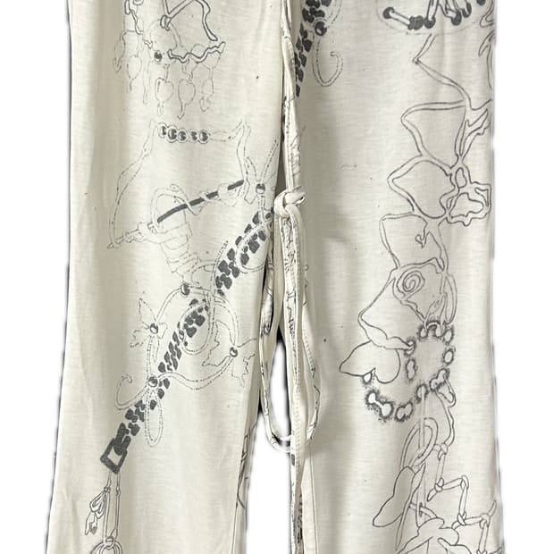 604service 프린팅 팬츠