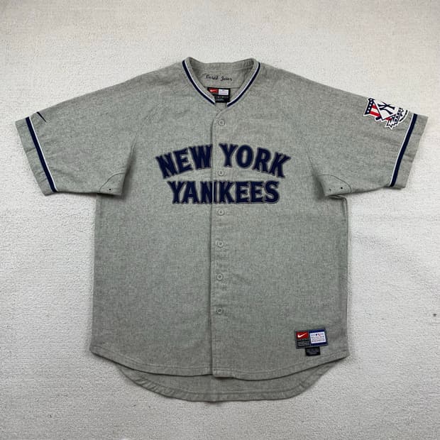나이키 MLB 뉴욕 양키스 데릭 지터 기념 울 블렌드 유니폼 져지