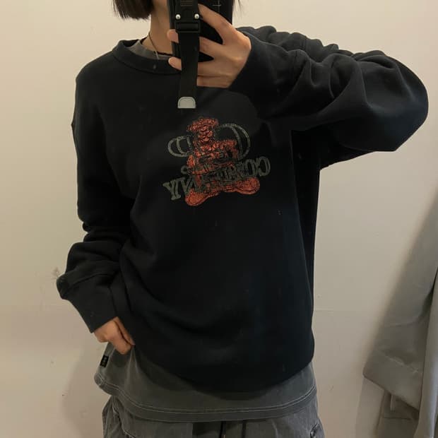 C.P 컴퍼니 로고프린팅 mtm