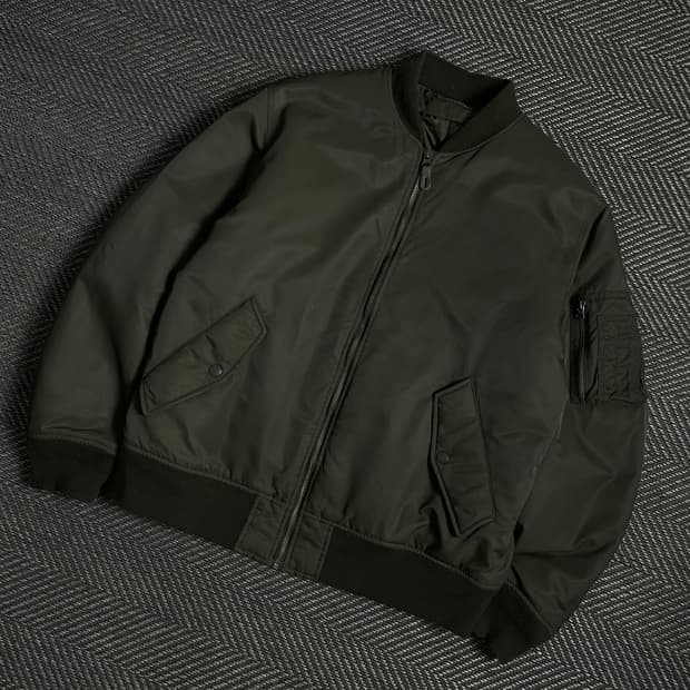 빈티지 MA-1 블루종 박시핏 항공점퍼y 4922