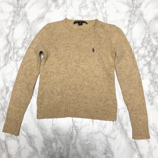 폴로 램스울 니트 여성용