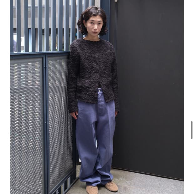 태이 taey Cinch back work pants (grape)