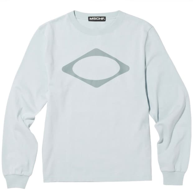 미스치프 롬버스 롱슬리브 스카이블루