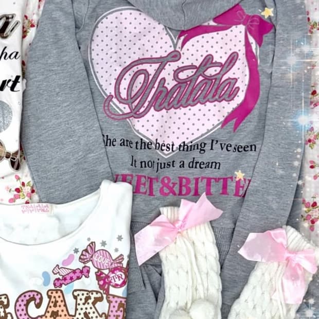 트랄라라 갸루깔 집업 원피스