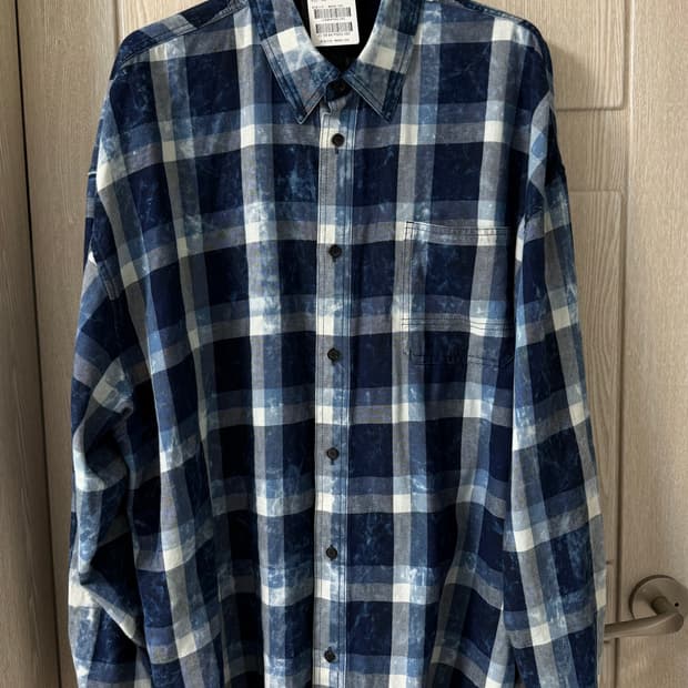 준지 25FW 아일랜드 워싱 블루셔츠 (이체가격)