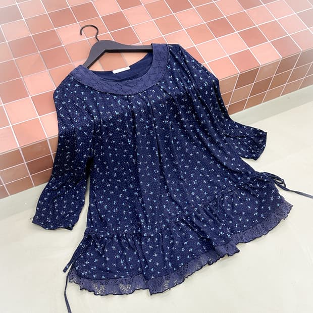 mini flower strap long top