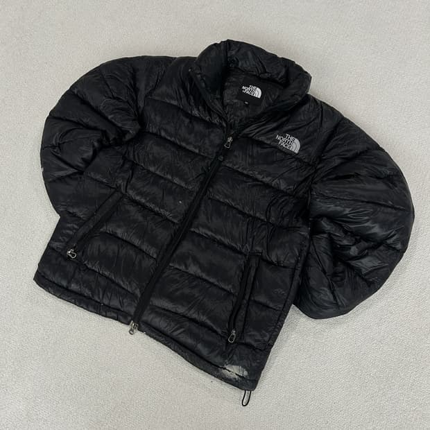 노스페이스 블랙 패딩 점퍼 s