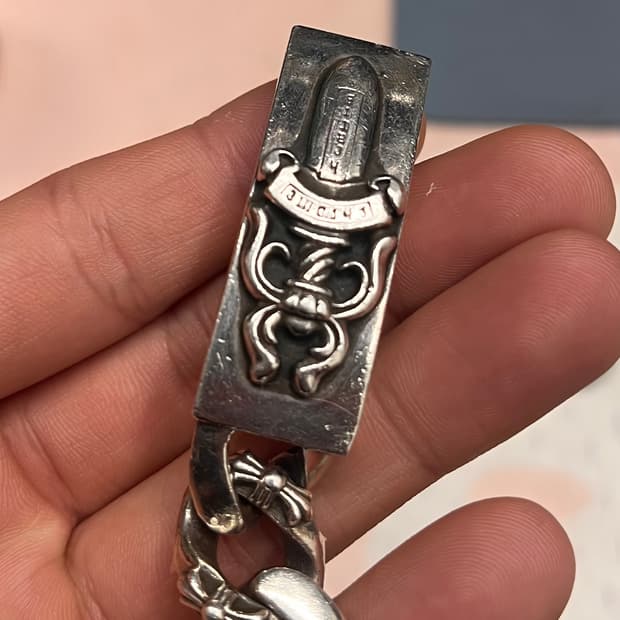 크롬하츠 대거 팬시 ID 브레이슬릿 팔찌