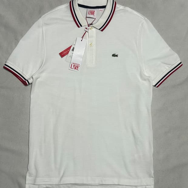 🫶🏻 라코스테 화이트 카라 반팔티 🫶🏻