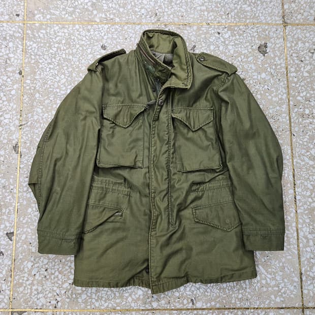 1980's 오리지널 M65 필드자켓 S-R 페이드